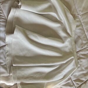 Elegant White Skater Skirt